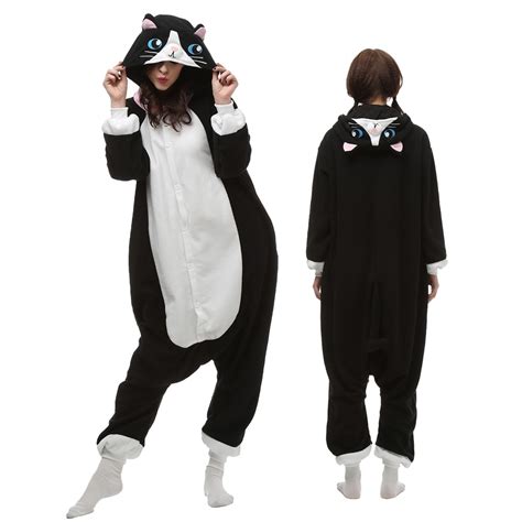 Cat Onesie Pajamas For Adult And Teens Animal Onesies