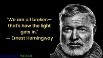 Best Ernest Hemingway Love Quotes About Life, Writing Great Love Quotes ...