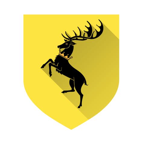 Silhouette Brand Deer Yellow Horn Baratheon Png Download 512512