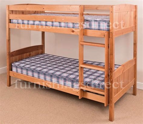3ft Single Antique Pine Bunk Bed Furnishings Direct
