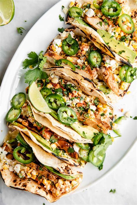 Barbecue Chicken Street Corn Tacos Broma Bakery