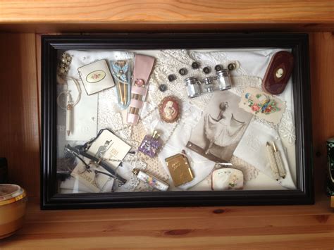 Pin By Denise M On Vintage Collections Shadow Box Memory Shadow Box