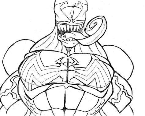 I didnt use the halloween grin but it still looks like venom. Free Printable Venom Coloring Pages For Kids