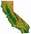 Map of California - Guide of the World