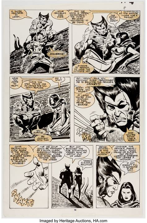 John Buscema Wolverine 7 Story Page 10 Original Art Marvel Lot 11037 Heritage Auctions