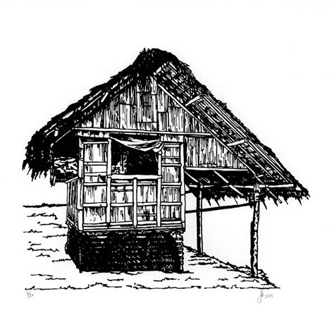 Bahay Kubo Perspective Drawing