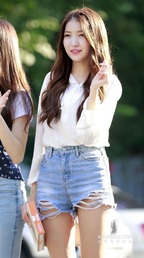 kpop girl groups kpop girls gfriend sowon denim shorts women fashion moda fashion styles