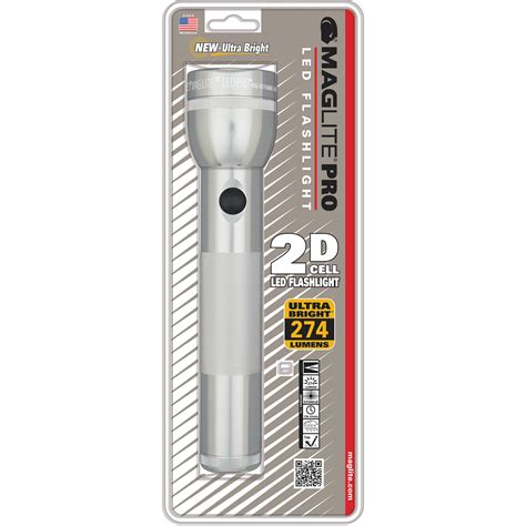 Maglite Maglite Pro Led Flashlight Silver St2p106 Bandh Photo