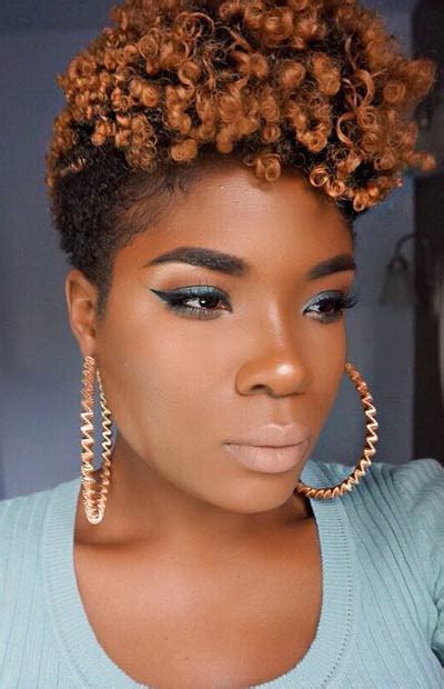 Maybe you're going through an awkward phase in your journey? 51 Best Short Natural Hairstyles for Black Women | Page 2 ...