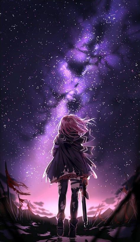 Cool Purple Anime Wallpapers Wallpaper Cave