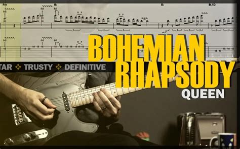 皇后乐队经典波西米亚狂想曲bohemian Rhapsody 原版吉他solo和谱 动态吉他谱 视频下载 Video Downloader