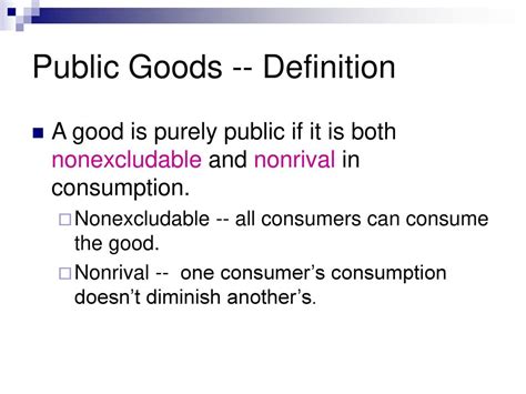 Chapter 36 Public Goods Ppt Download