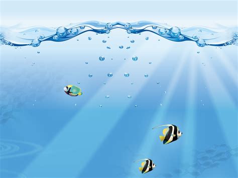 Vector Underwater Fish Wallpaper Ipad Iphone Hd Wallpaper Free
