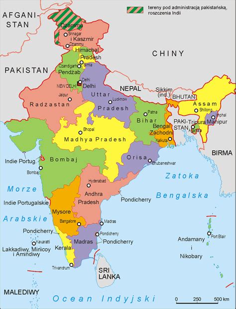 Union Territories Of India On Political Map United States Map