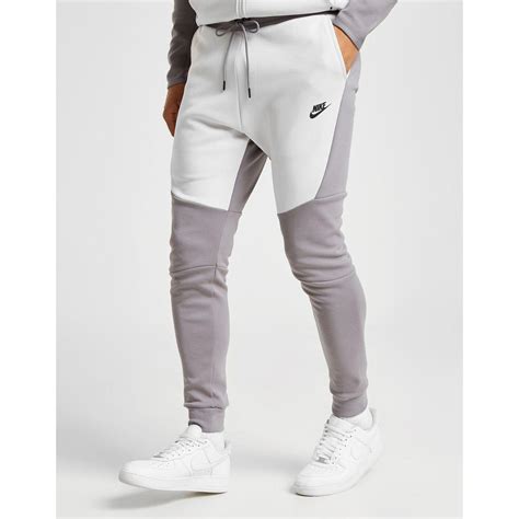 Nike Tech Fleece Joggers In Whitegrey Gray For Men Lyst