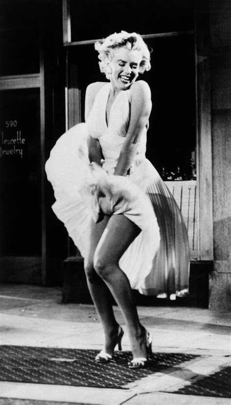 White Dress Marilyn Monroe Marilyn Monroe Posing During Th Flickr