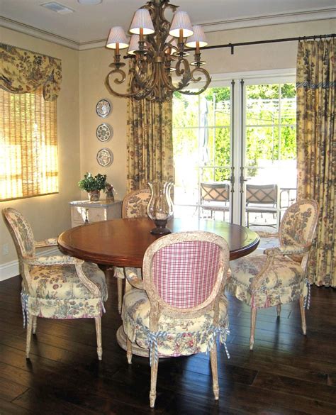 Montecito Country French Traditional Dining Room Santa Barbara