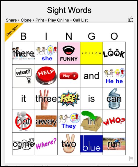 Bingo Baker An Excellent Online Bingo Card Generator Educational