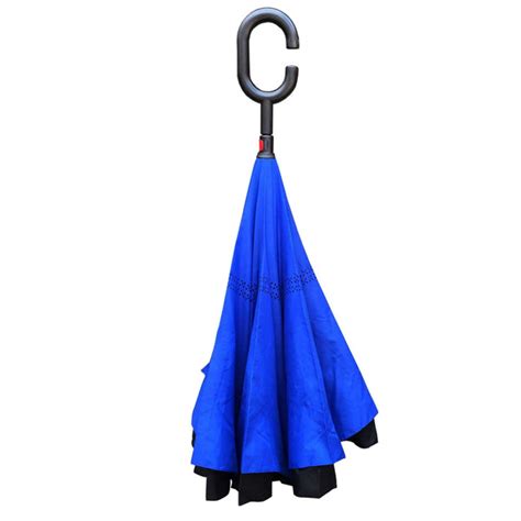 Willow Tree Double Layer Inverted Reverse Black Royal Upf 30 Umbrella