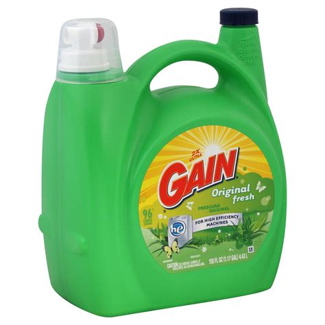 Gain He Detergent 2x Ultra Original Fresh 150 Fl Oz 117 Gl 443 Lt