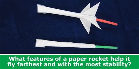 Paper Rocket Aerodynamics