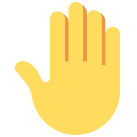 🤚 Raised Back Of Hand Emoji Meaning With Pictures From A To Z