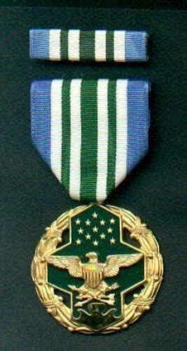 Us Joint Service Commendation Award Full Size Medal With Ribbon Bar