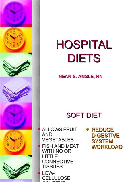 Hospital Diets Pdf Dietary Fiber Diet And Nutrition