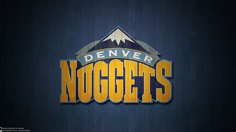 Deportes Denver Nuggets Baloncesto Logotipo Nba Fondo De Pantalla