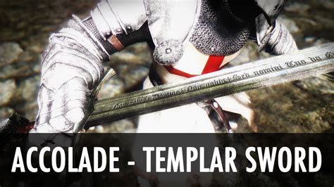 Skyrim Mod Spotlight Accolade Templar Sword Youtube