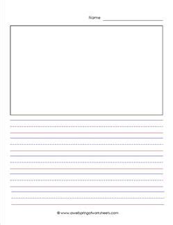 Primary handwriting paper creative images. Primary Lined Paper - Portrait - 5/8" Tall Lines | A Wellspring