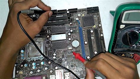 How To Check Motherboard Clock Generator Ic Youtube