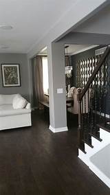 Shop furniture, home décor, cookware & more! Gray walls and dark wood floors. | Grey walls living room ...