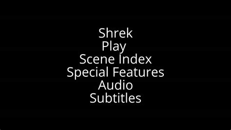 Shrek Dvd Menu Youtube