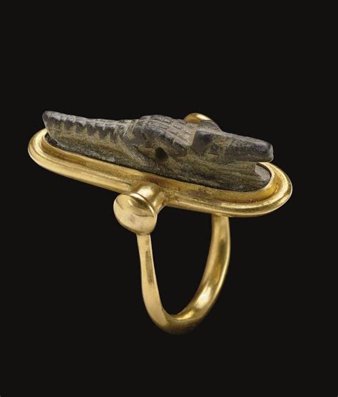 An Egyptian Steatite Crocodile Amulet Late Period To Roman Period Circa 6th Century B C 2nd