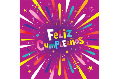 Happy Birthday In Spanish Card Graphic By Alias Ching · Creative Fabrica