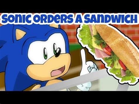 Sonic Orders A Sandwich Small Animation Youtube