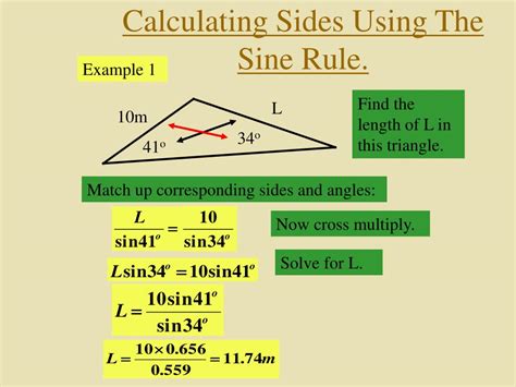 Ppt The Sine Rule Powerpoint Presentation Free Download Id5357763