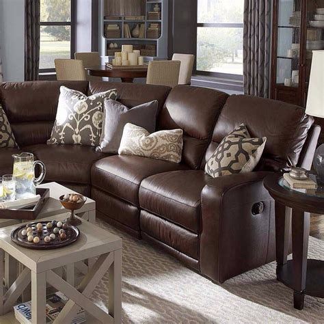 Brown Leather Couch Living Room Brown Living Room Decor Elegant