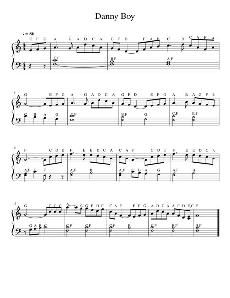 Free danny boy piano sheet music is provided for you. Danny Boy Sheet music for Piano | Download free in PDF or MIDI | Musescore.com