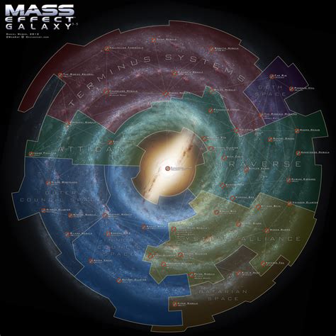 Mass Effect Galaxy Map 35 By Dwebart On Deviantart