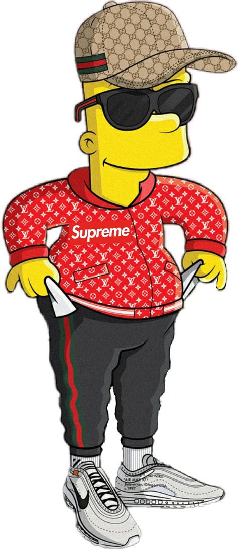 Bart Simpson Supreme Gucci Sunglasses Rich Trap Luisvui In 2020 Simpson Wallpaper Iphone