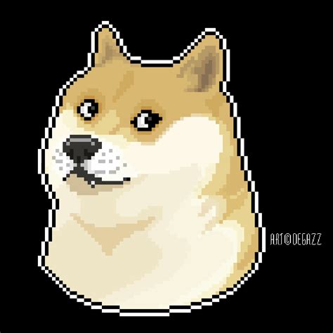 Doge Meme Pixel Art