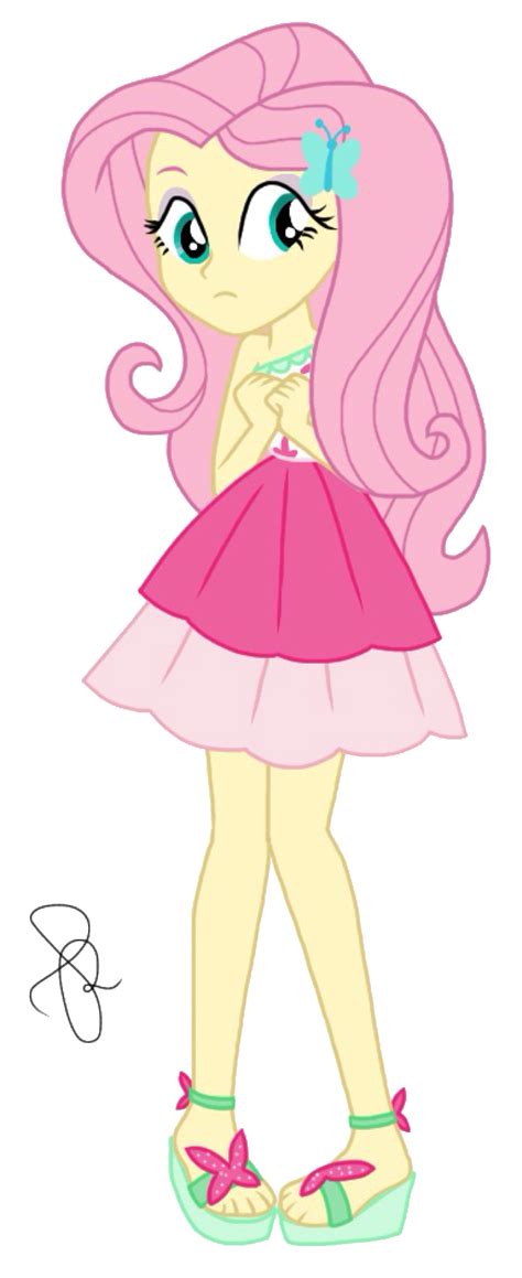 Eqg Series Fluttershy In Resort Party Wearing By Ilaria122 On Deviantart