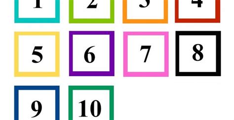 Pictures Of Number 1 10 Free Printable Numbers Free Clip Art Numbers
