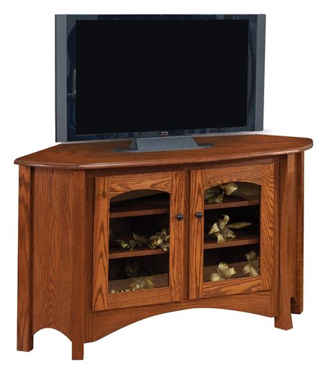 Moorcroft Corner Tv Stand By Dutchcrafters Amish Furniture