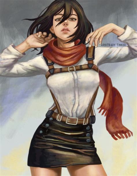 mikasa ackerman me digital art 2021 fanart mikasa attack on titan attack on titan aesthetic