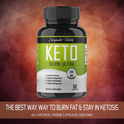 Keto Burn Ultra All Natural Ketogenic Fat Burner With Antioxidants Enzymatic Vitality
