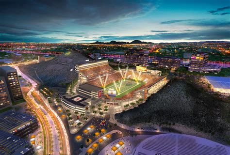 Camera Shows Live Feed Of Sun Devil Stadium Construction Arizona Sports