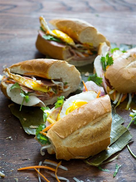 Vietnamese Banh Mi Recipe With Fried Egg White On Rice